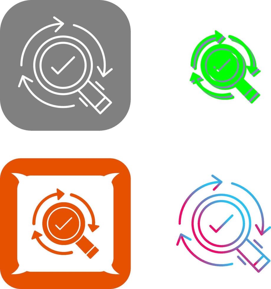 Research Icon Design vector