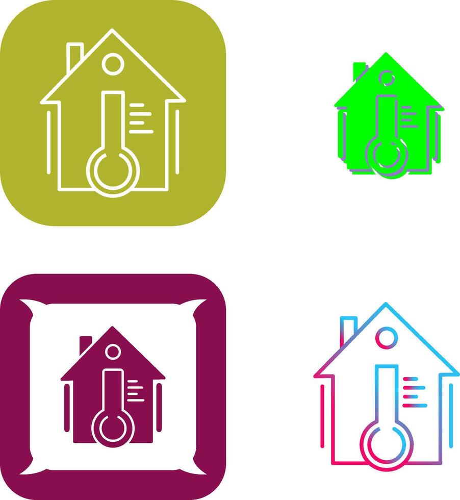 Temperature Icon Design vector