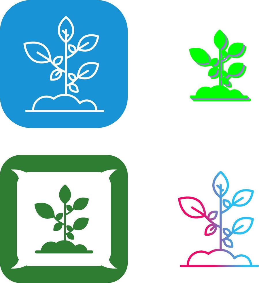 Sprout Icon Design vector