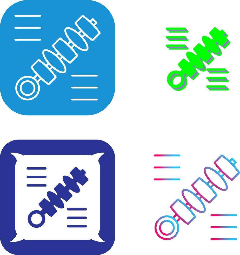 Skewer Icon Design vector