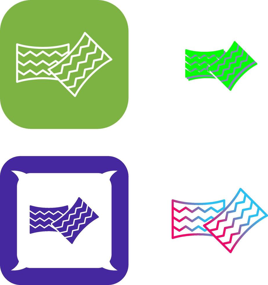 Cushions Icon Design vector