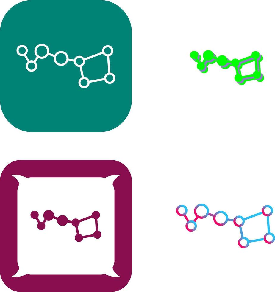 Big Dipper Icon Design vector