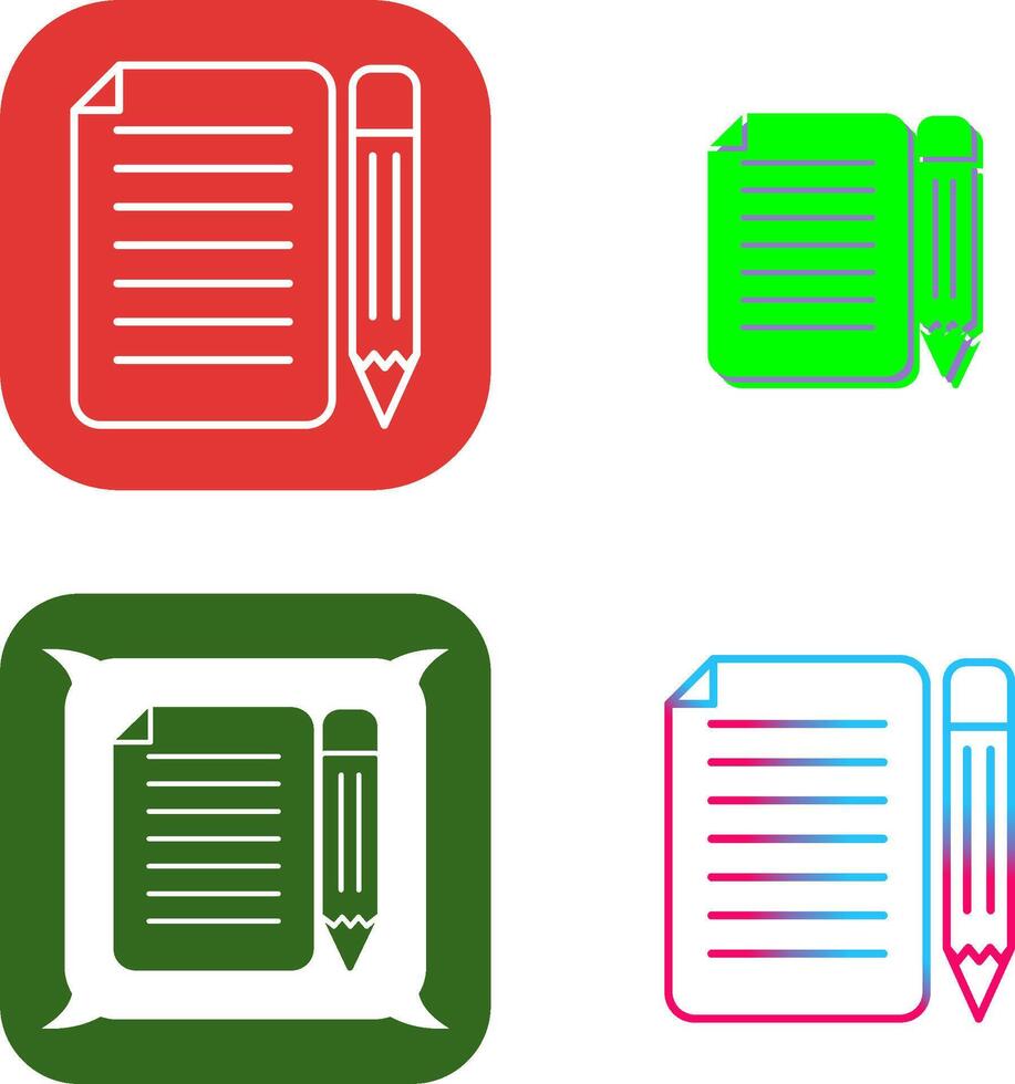 Page Icon Design vector