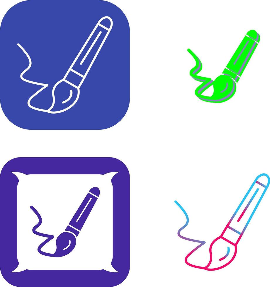 Paint Brush Icon Design vector