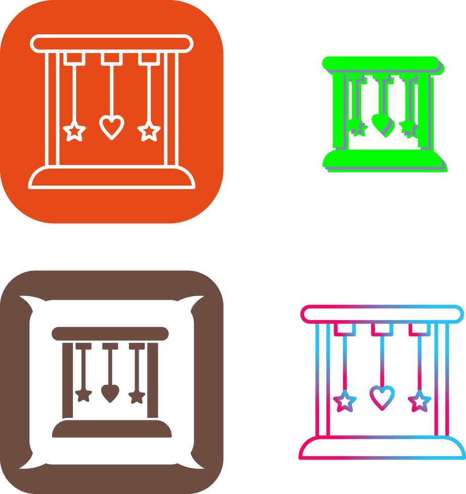 Cradle Icon Design vector