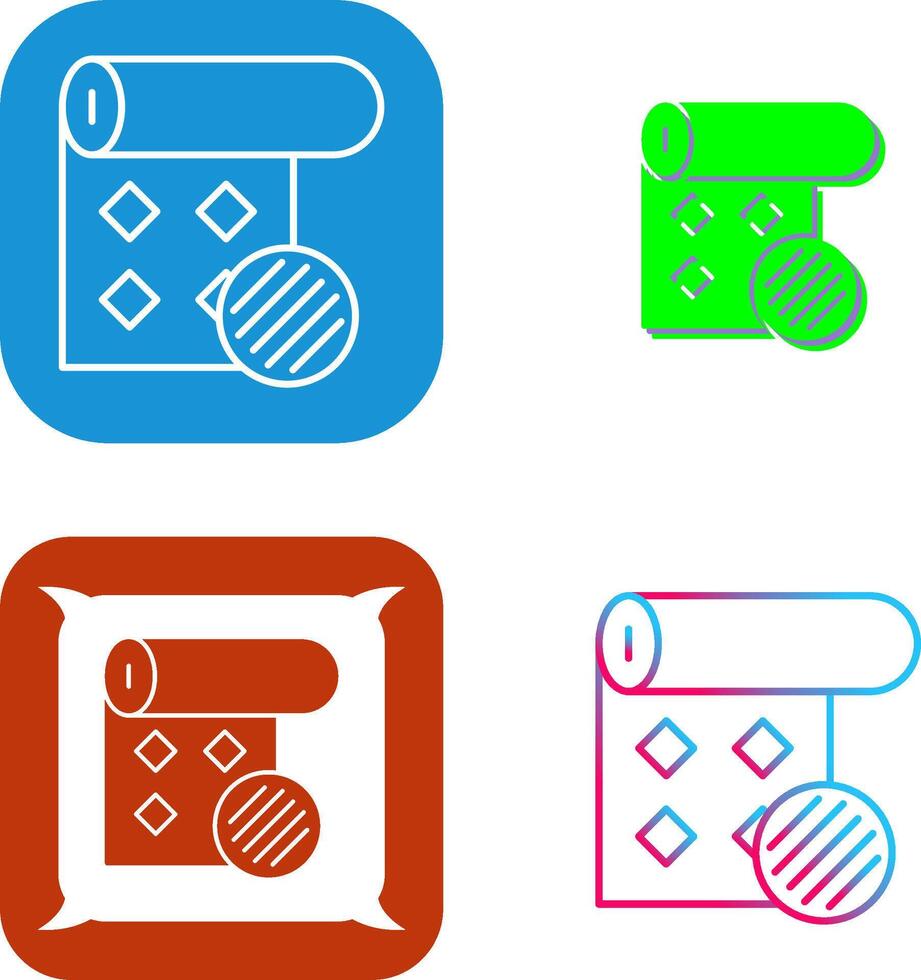 Wallpaper Icon Design vector