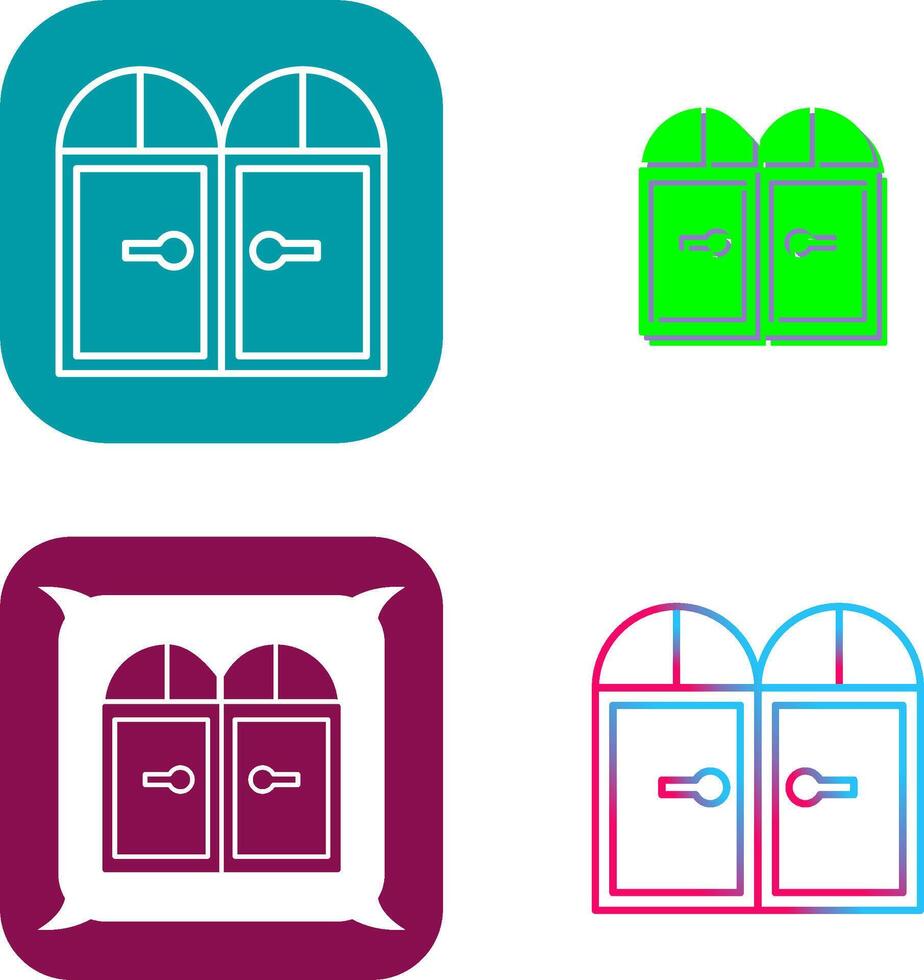 Door Icon Design vector