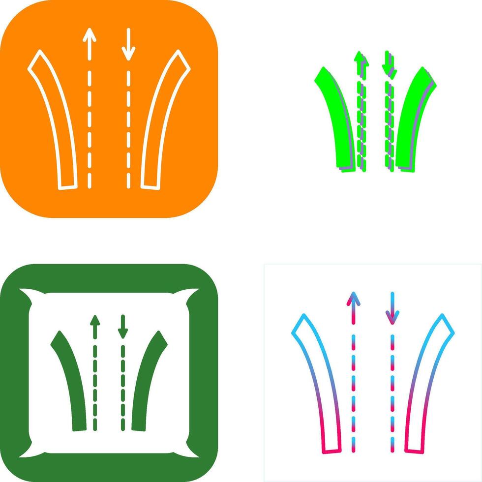 Way Icon Design vector