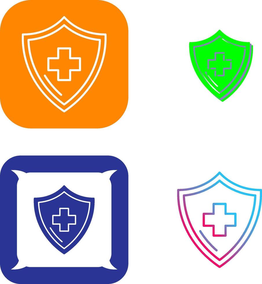Health Protection Icon Design vector