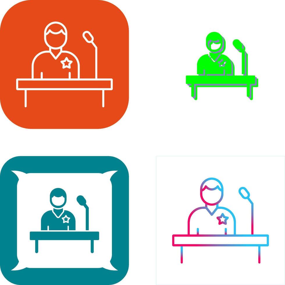 Candidate Icon Design vector