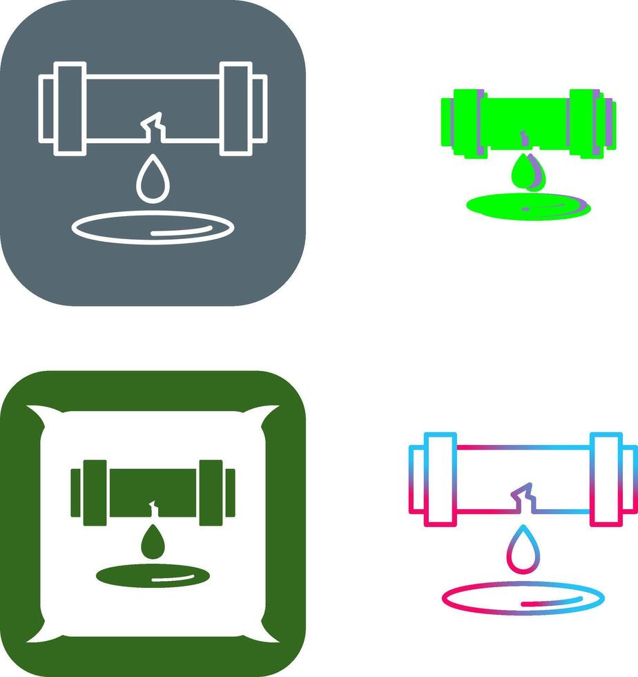 Leak Icon Design vector