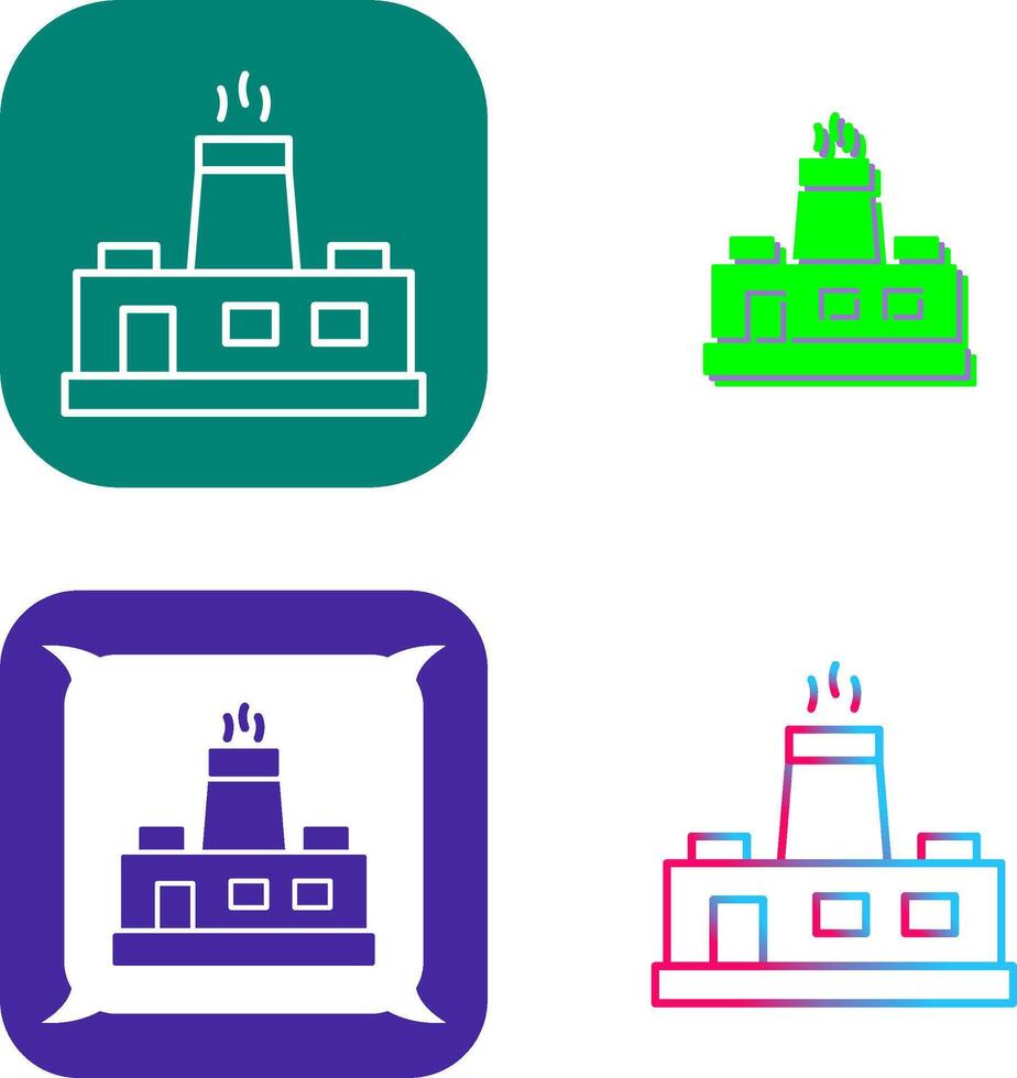 Factory Icon Design vector