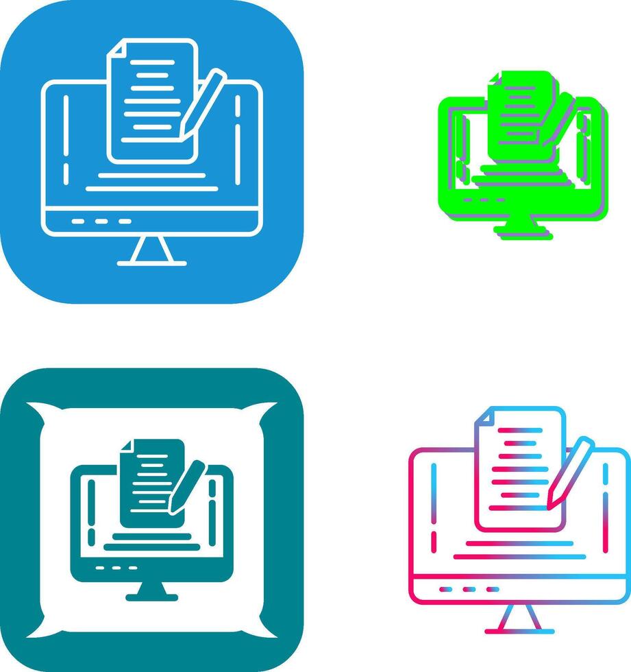 Note Icon Design vector