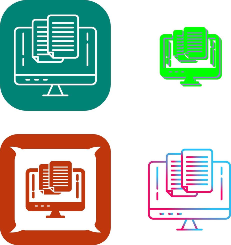 Paste Icon Design vector