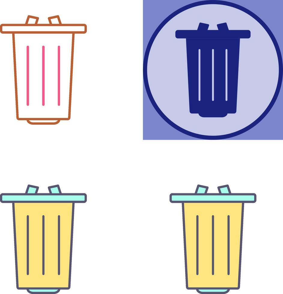 Garbage Icon Design vector