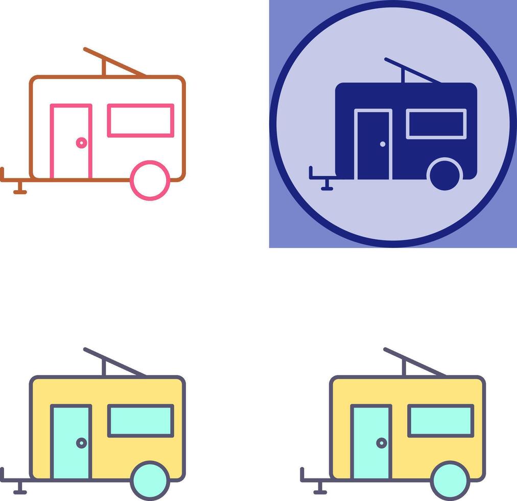 Trailer Icon Design vector