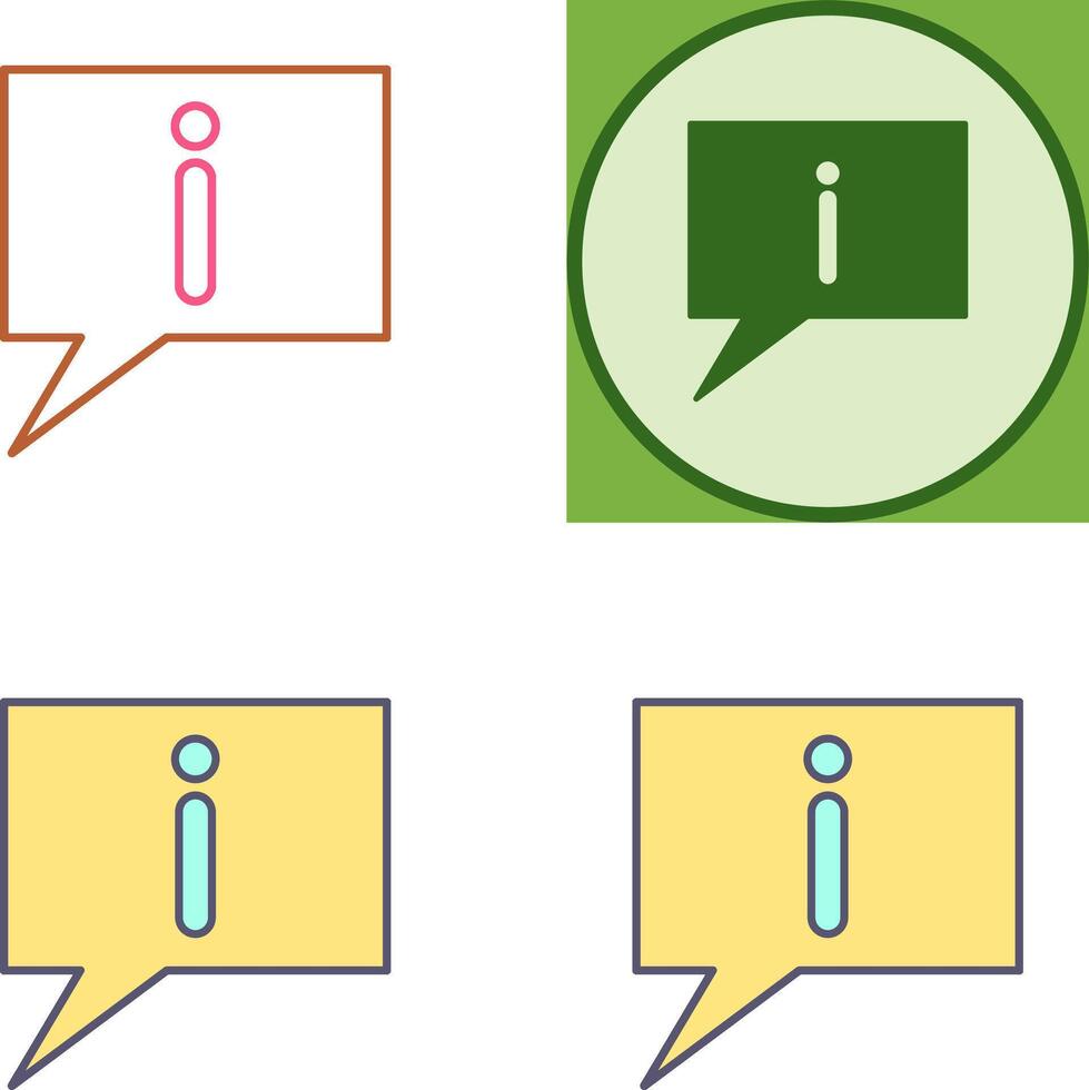 Information Icon Design vector