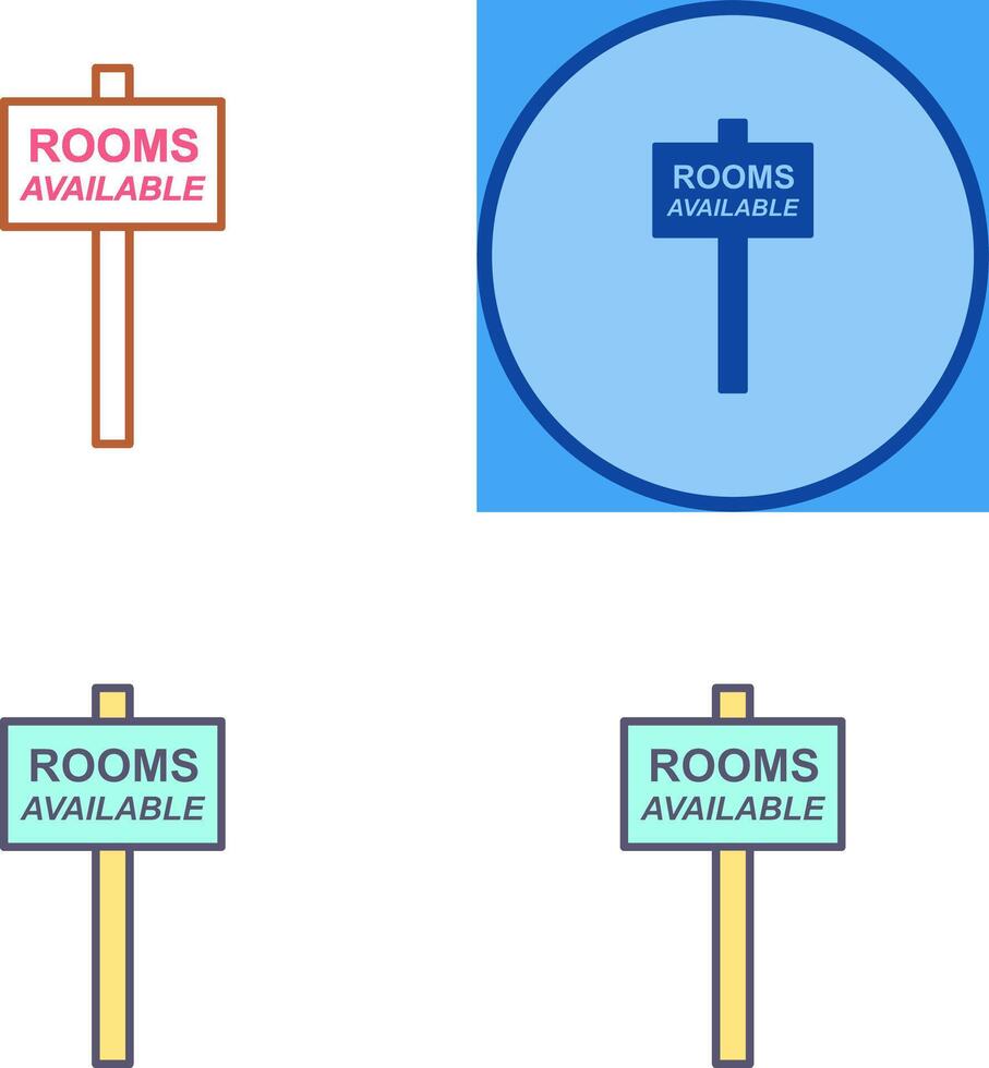 Rooms Icon Design vector