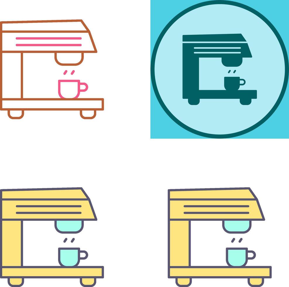 Coffee Machine Icon Design vector