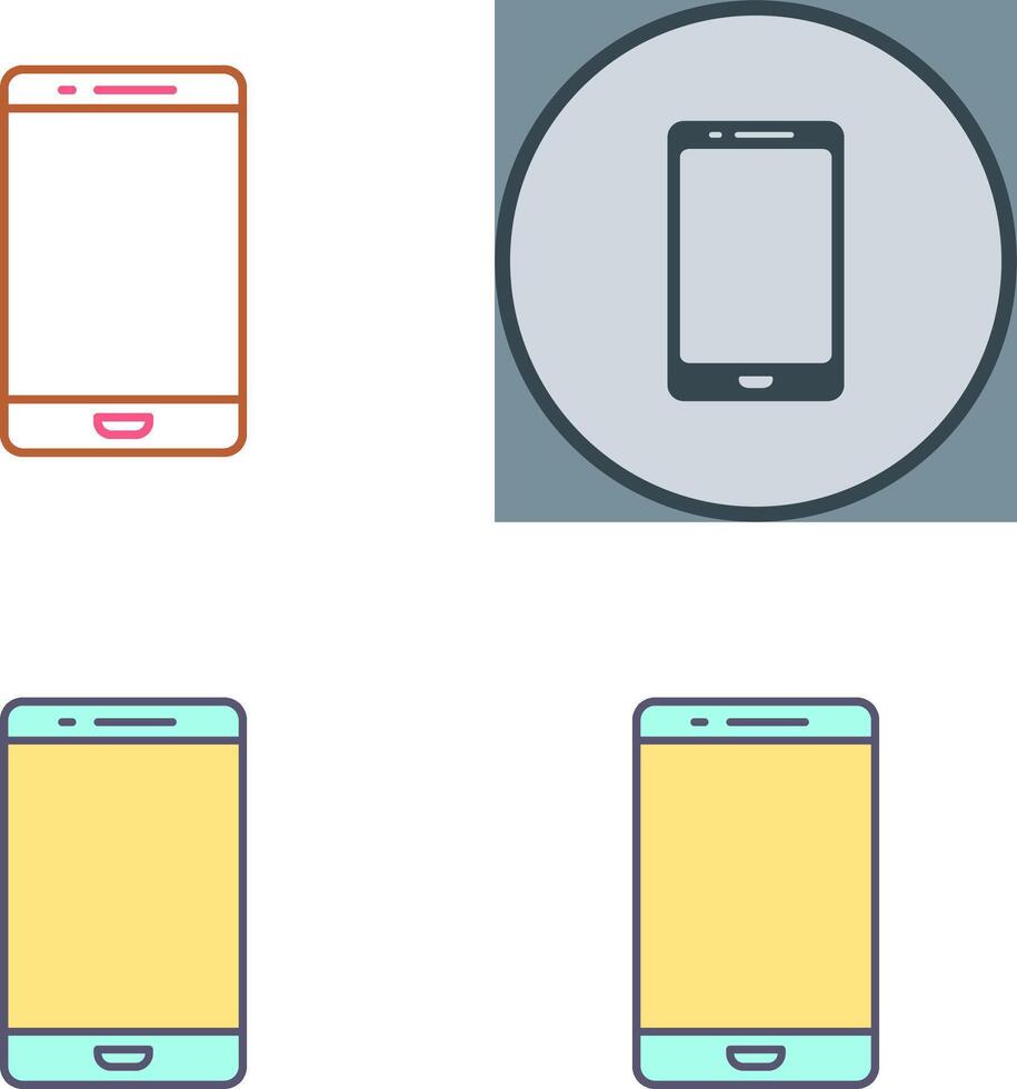 Cell Phone Icon Design vector