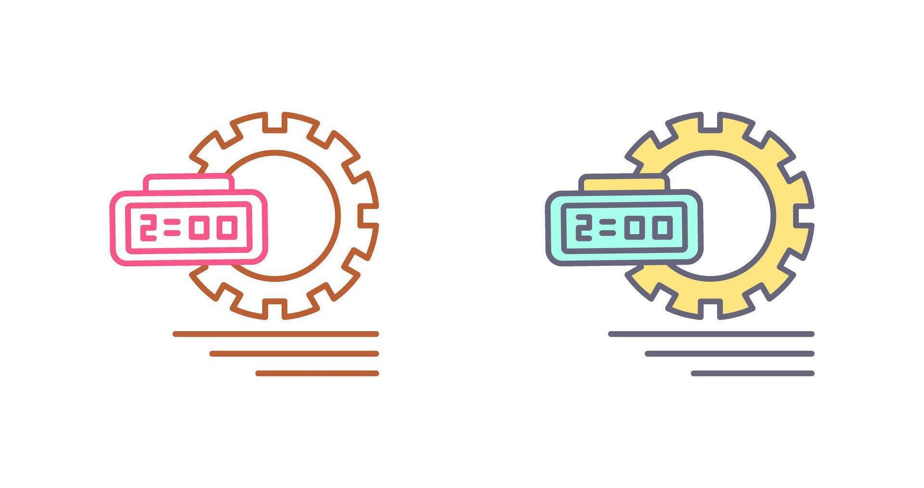 Time Management Icon Design vector