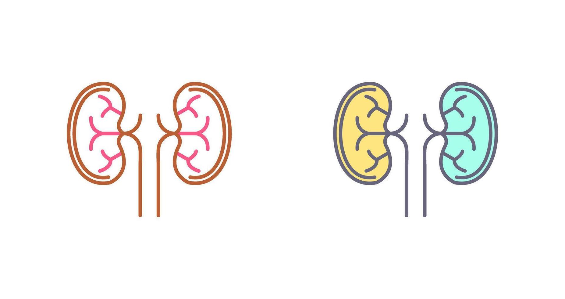 Kidney Icon Design vector