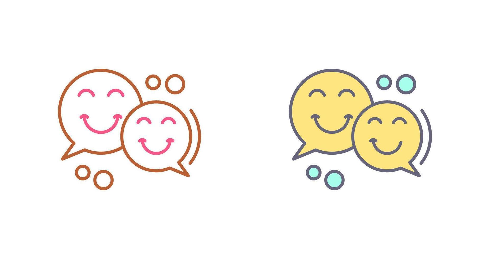Chatting Icon Design vector