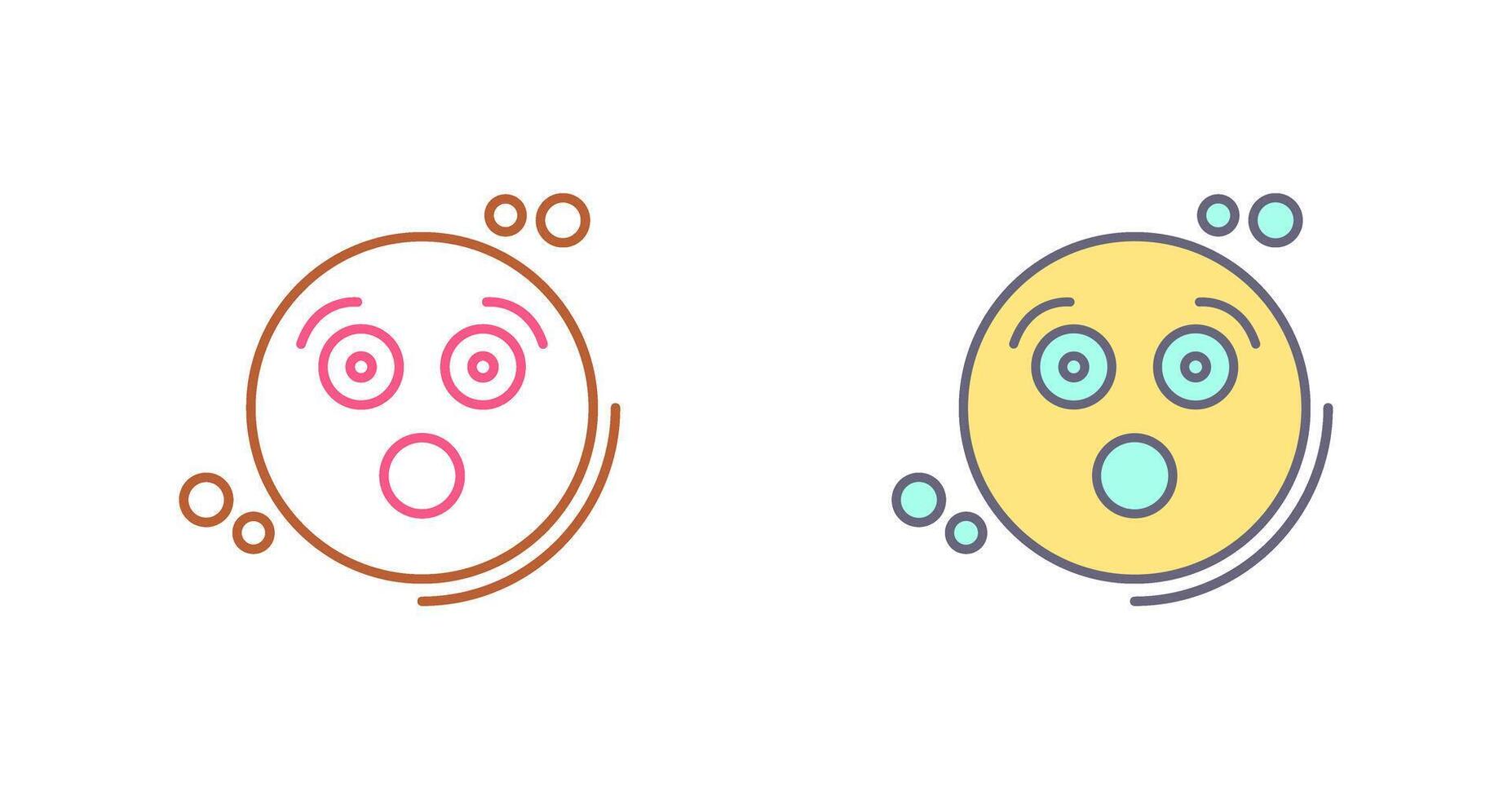 Surprised Icon Design vector