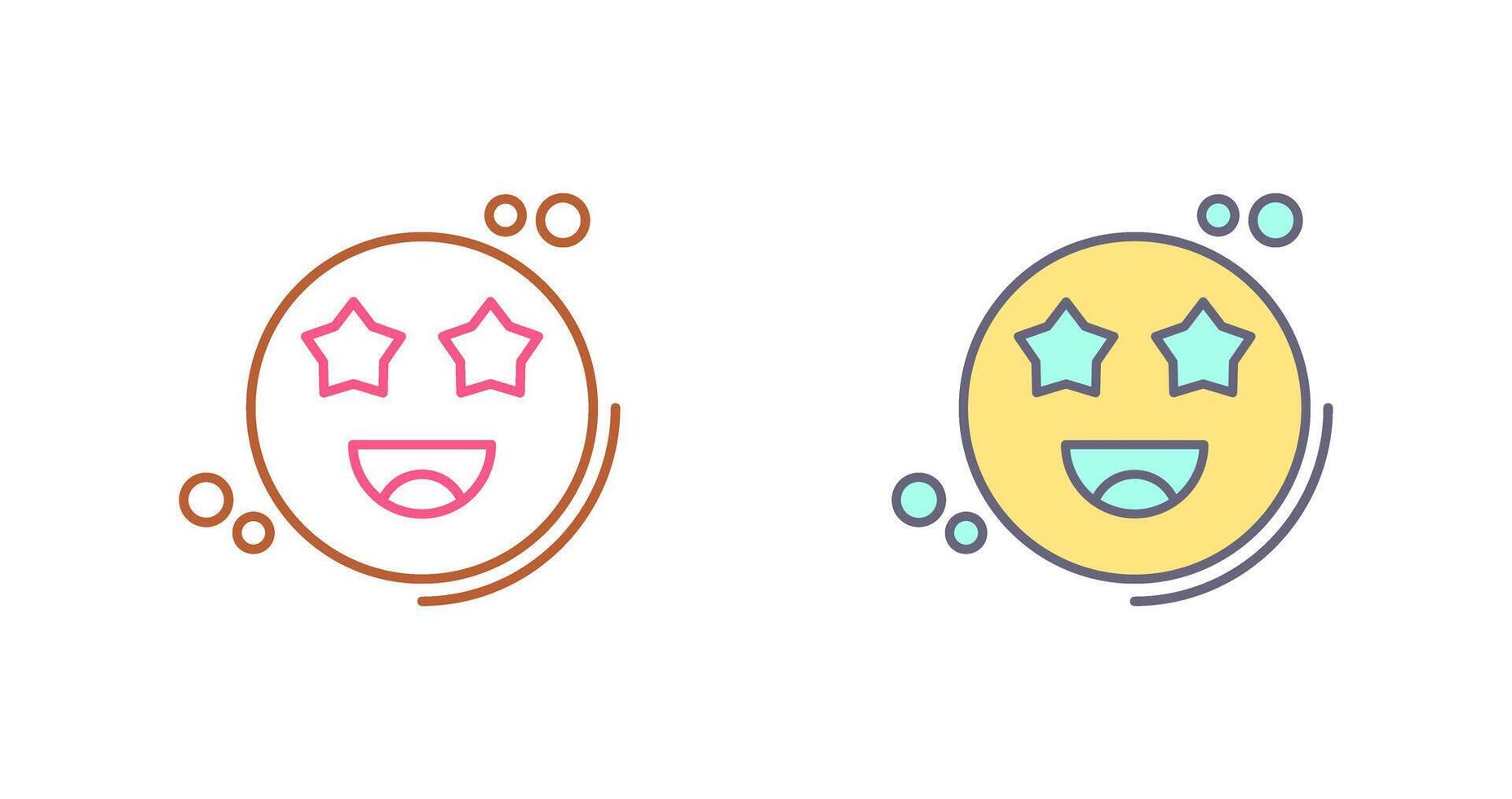 Starstruck Icon Design vector