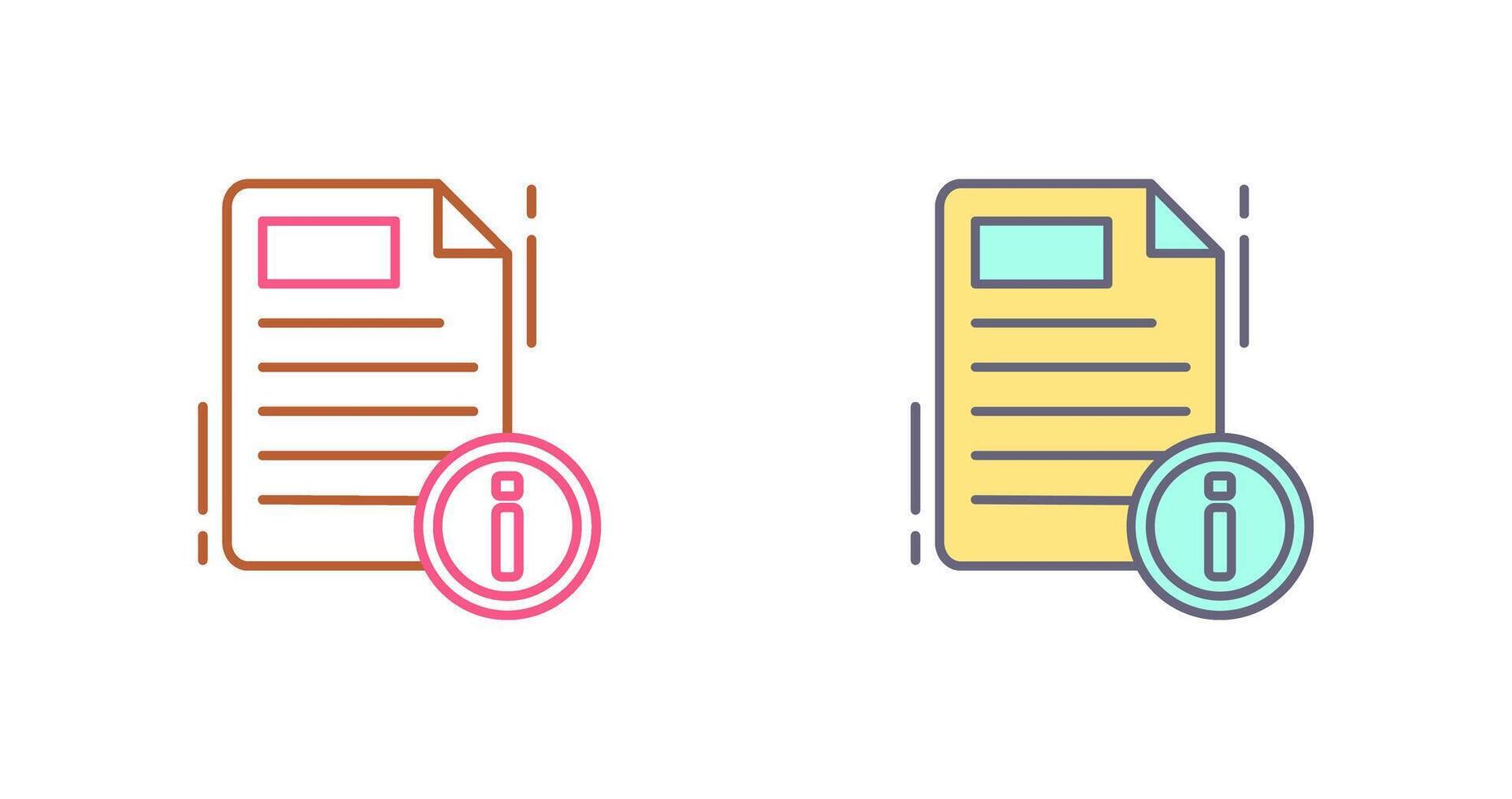Document Icon Design vector