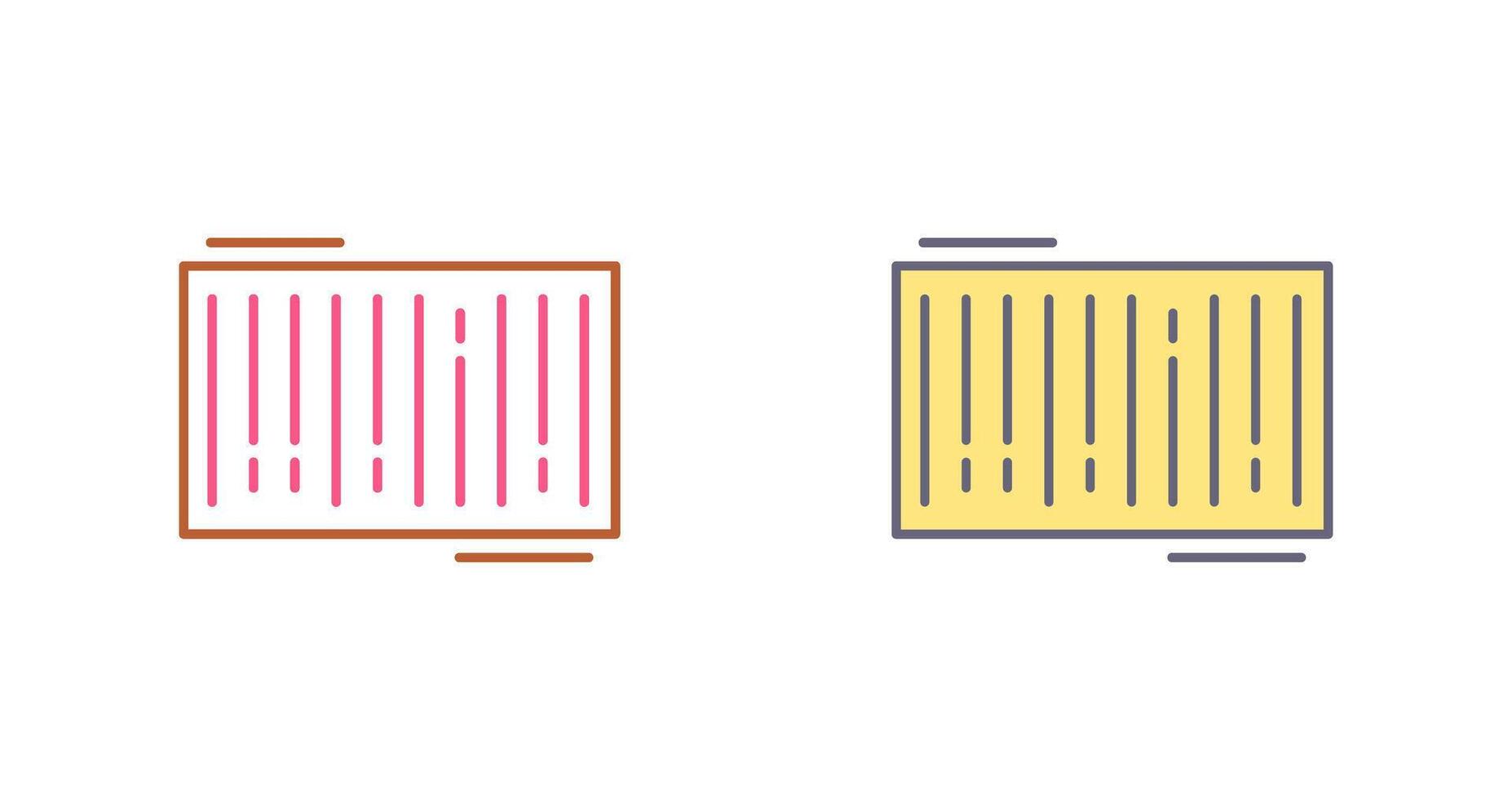 Barcode Icon Design vector