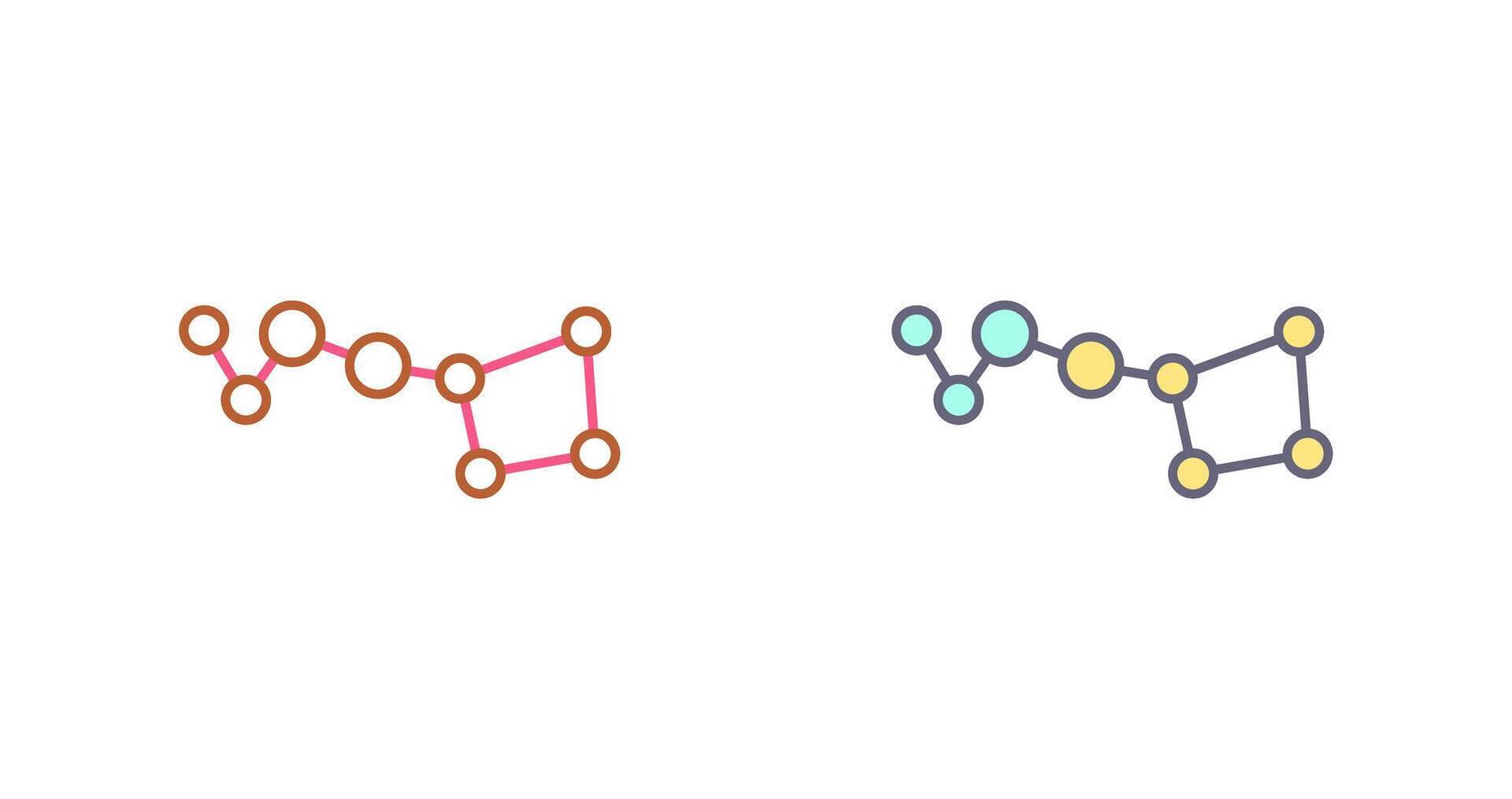 Big Dipper Icon Design vector