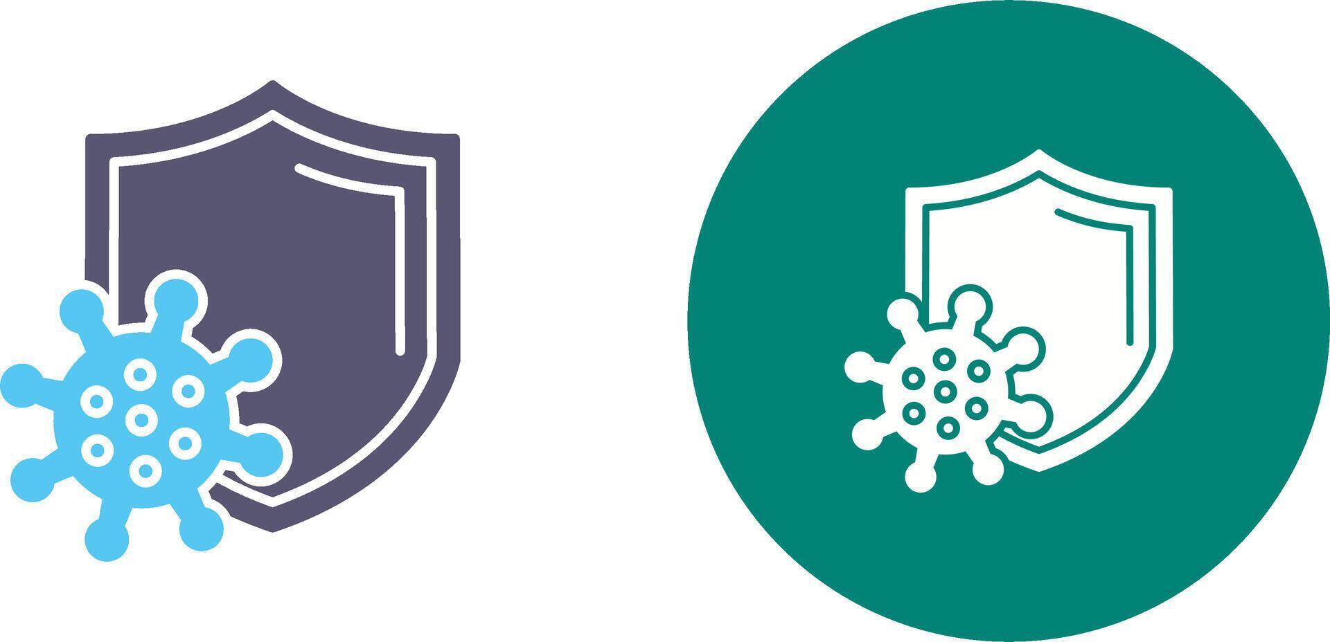 Virus Protection Icon Design vector