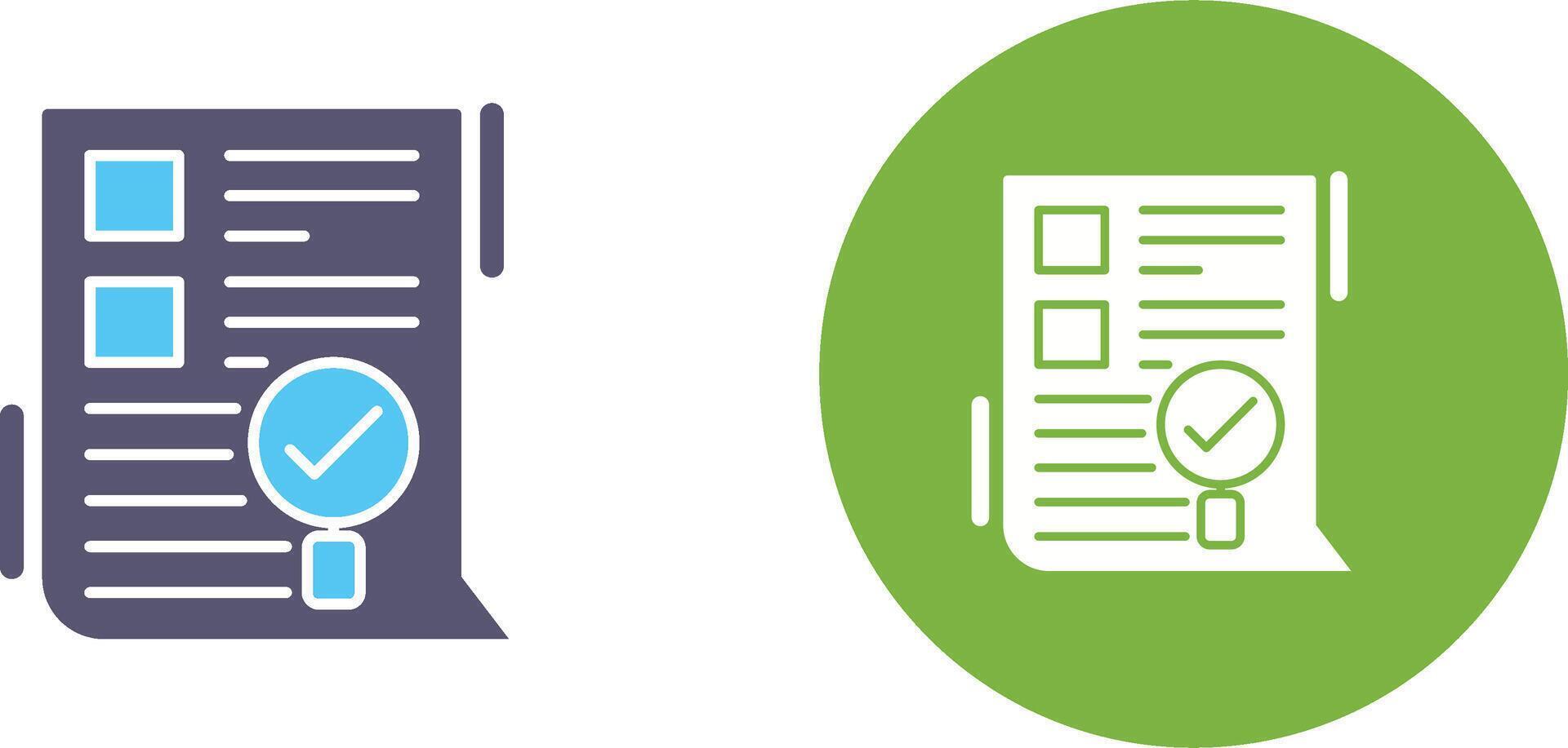 SEO Audit Icon Design vector