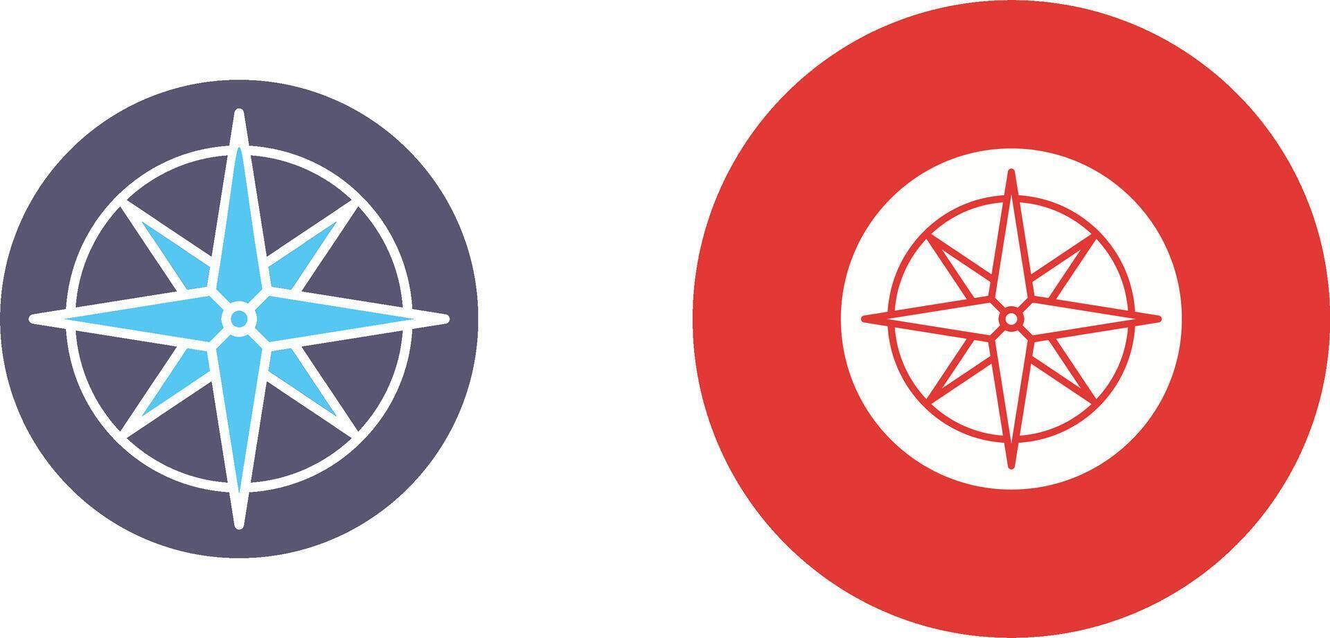 Compass Icon Design vector