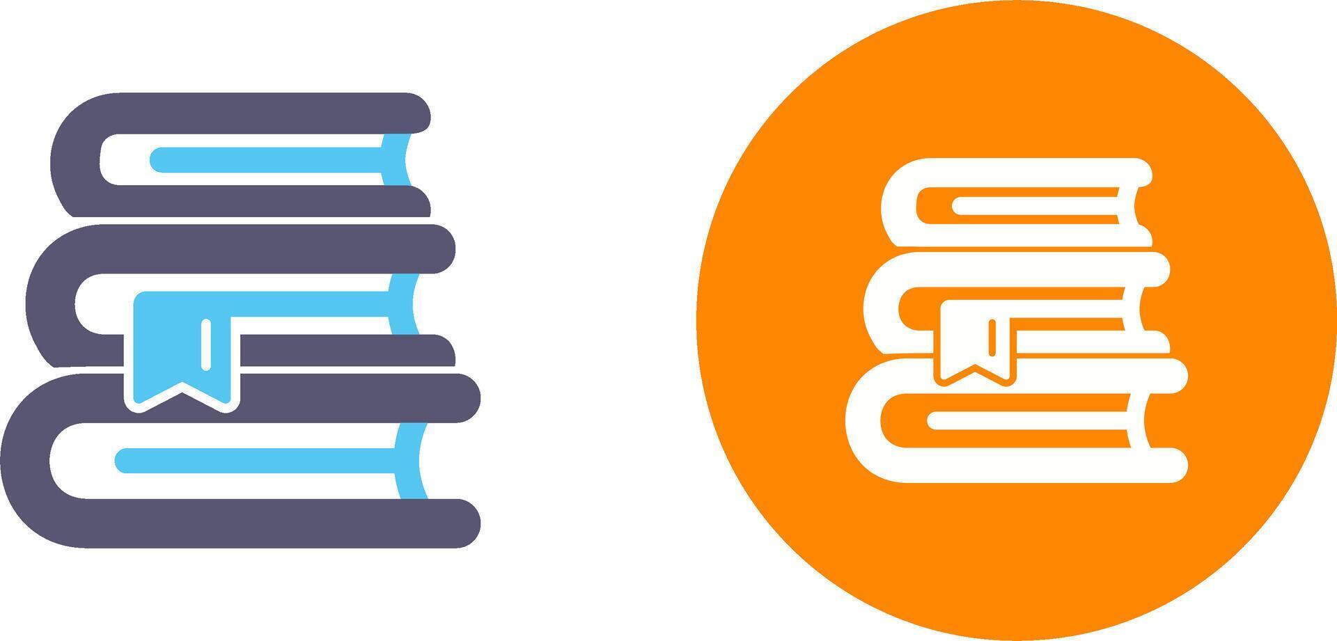 Books Icon Design vector