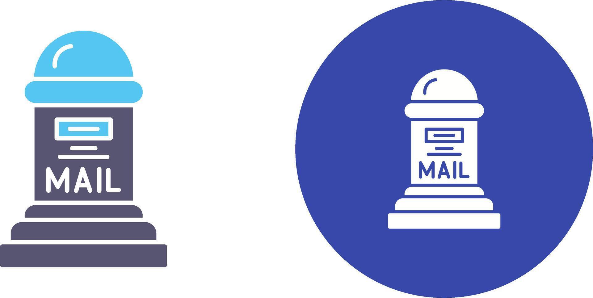 Mail Box Icon Design vector