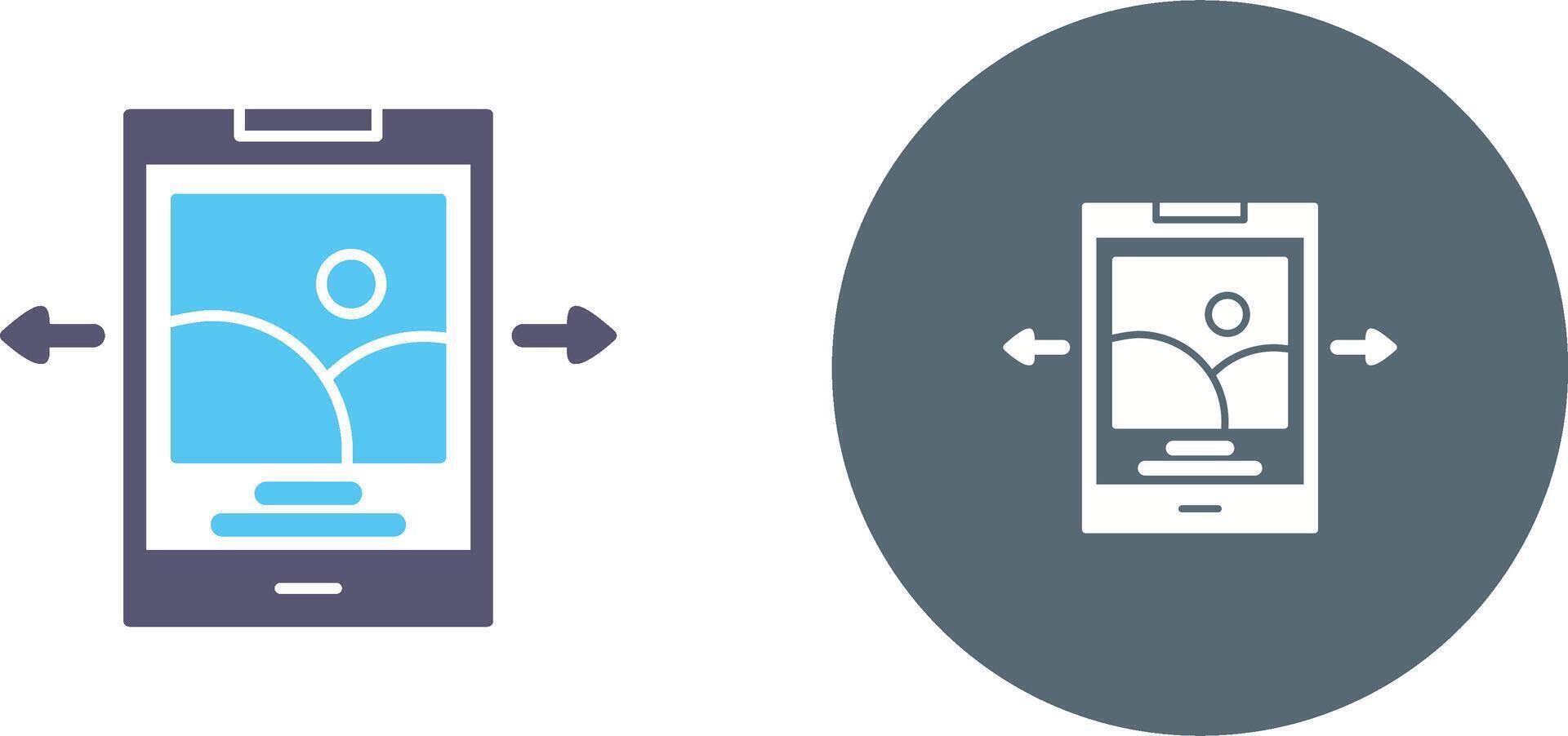 Swipe Icon Design vector