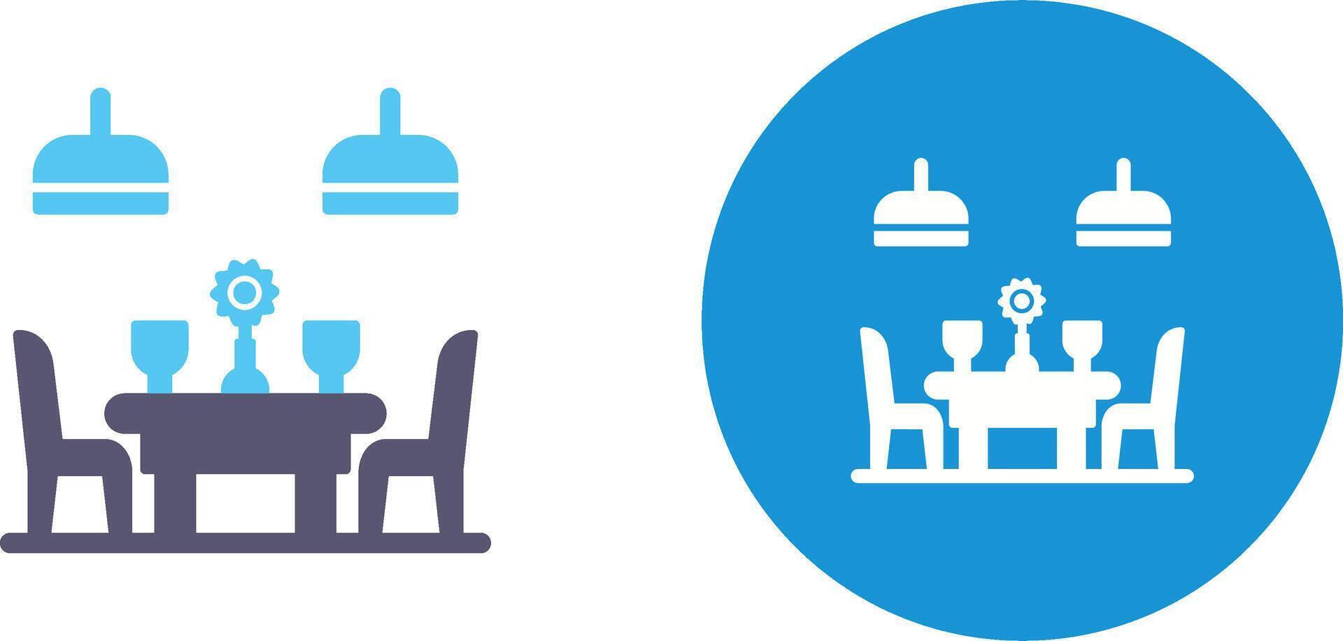 Table Icon Design vector
