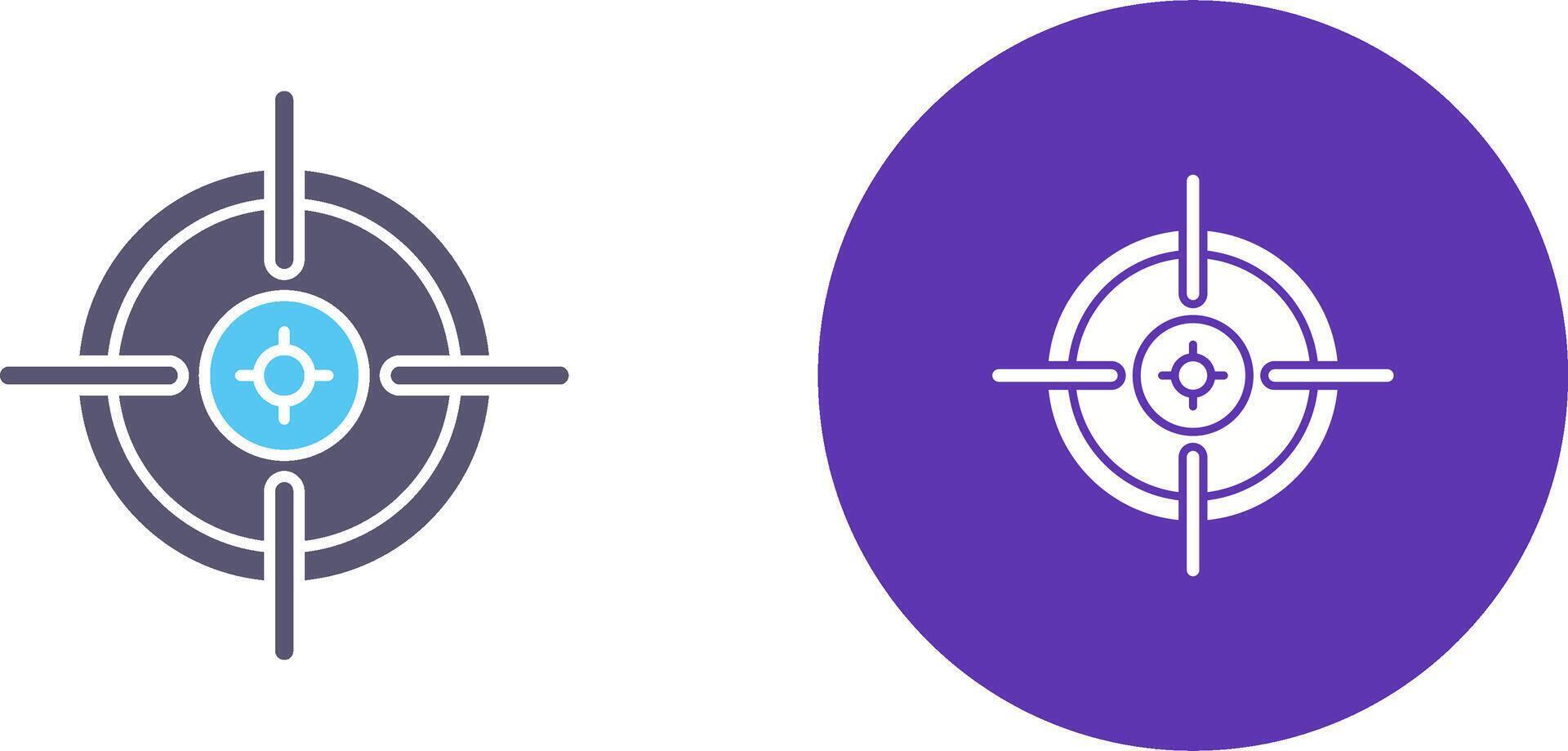 Aim Icon Design vector