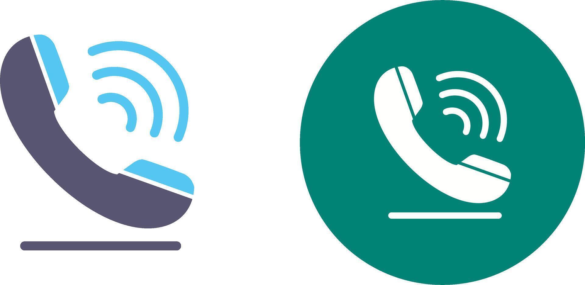 Phone Call Icon Design vector