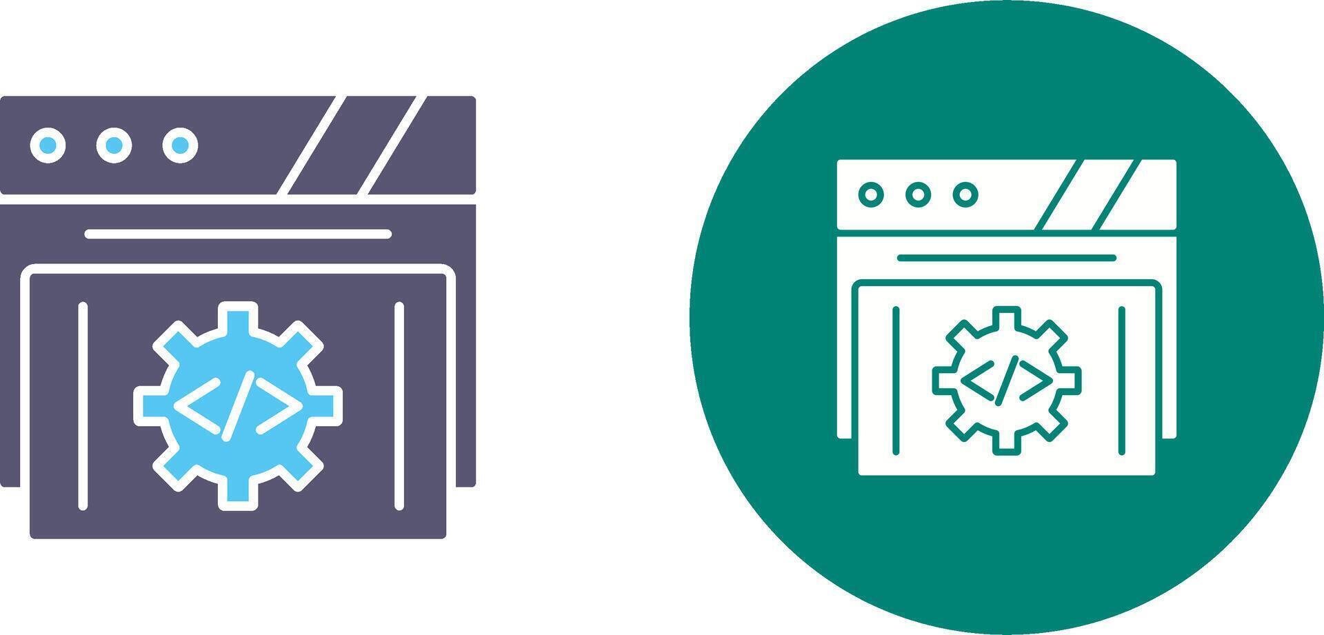 Development Icon Design vector