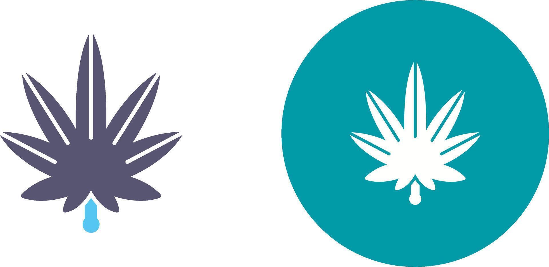 Weed Icon Design vector