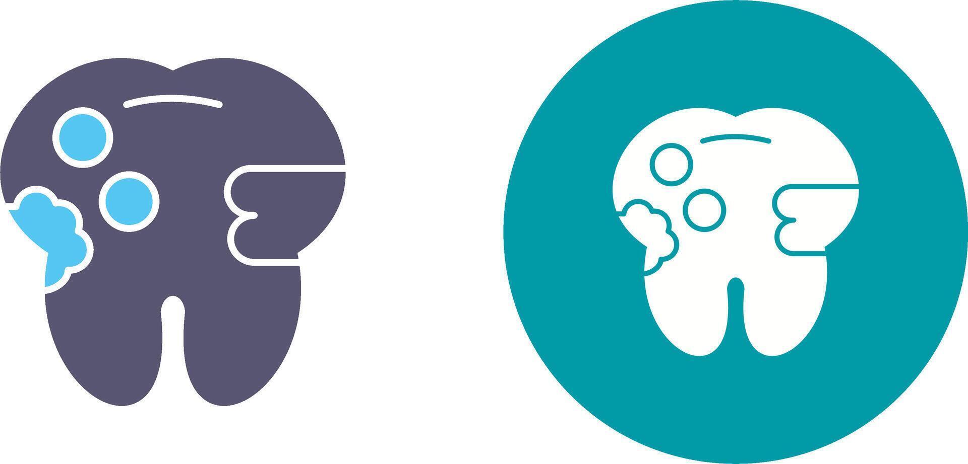Caries Icon Design vector
