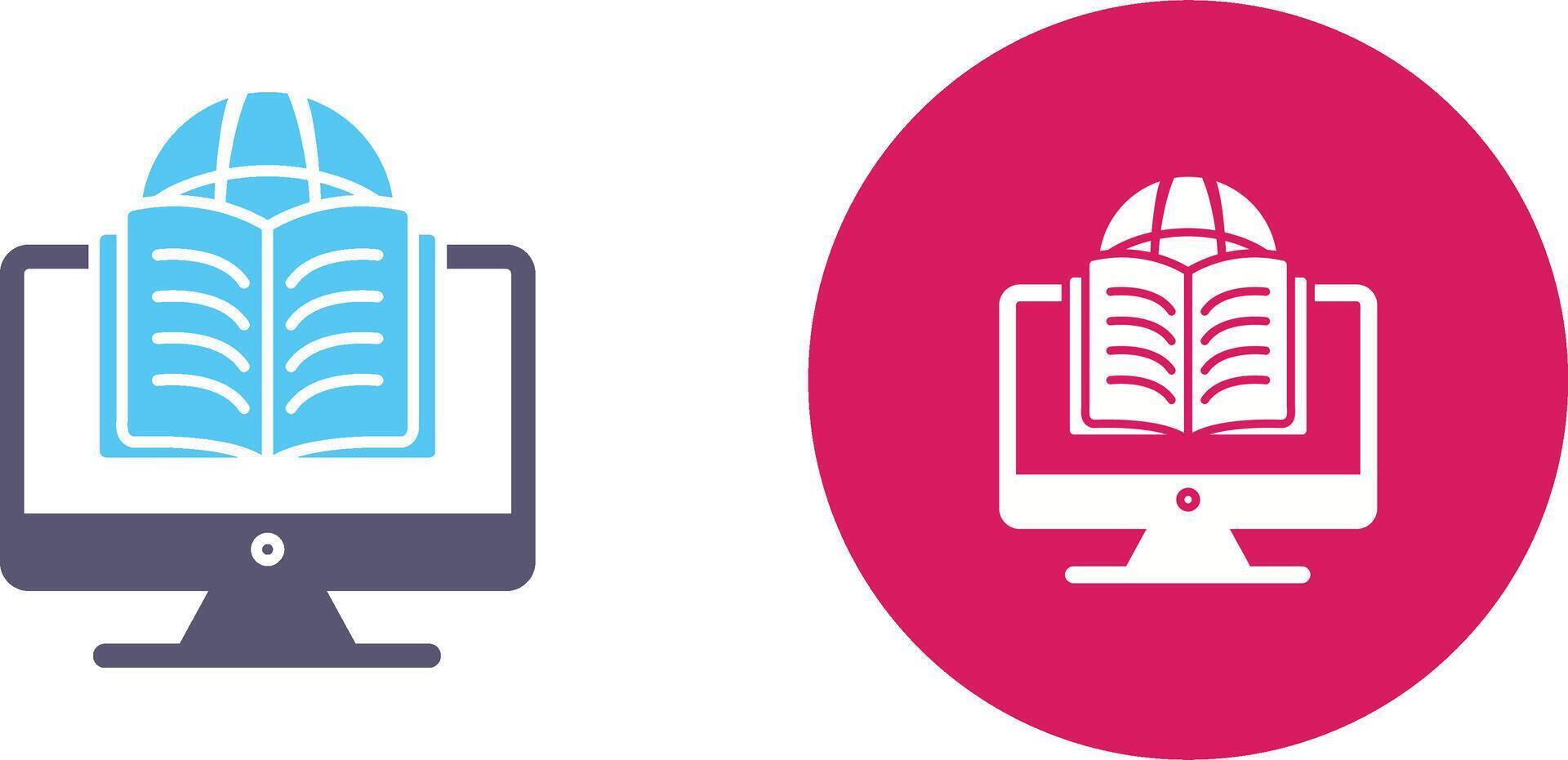 Learning Icon Design vector