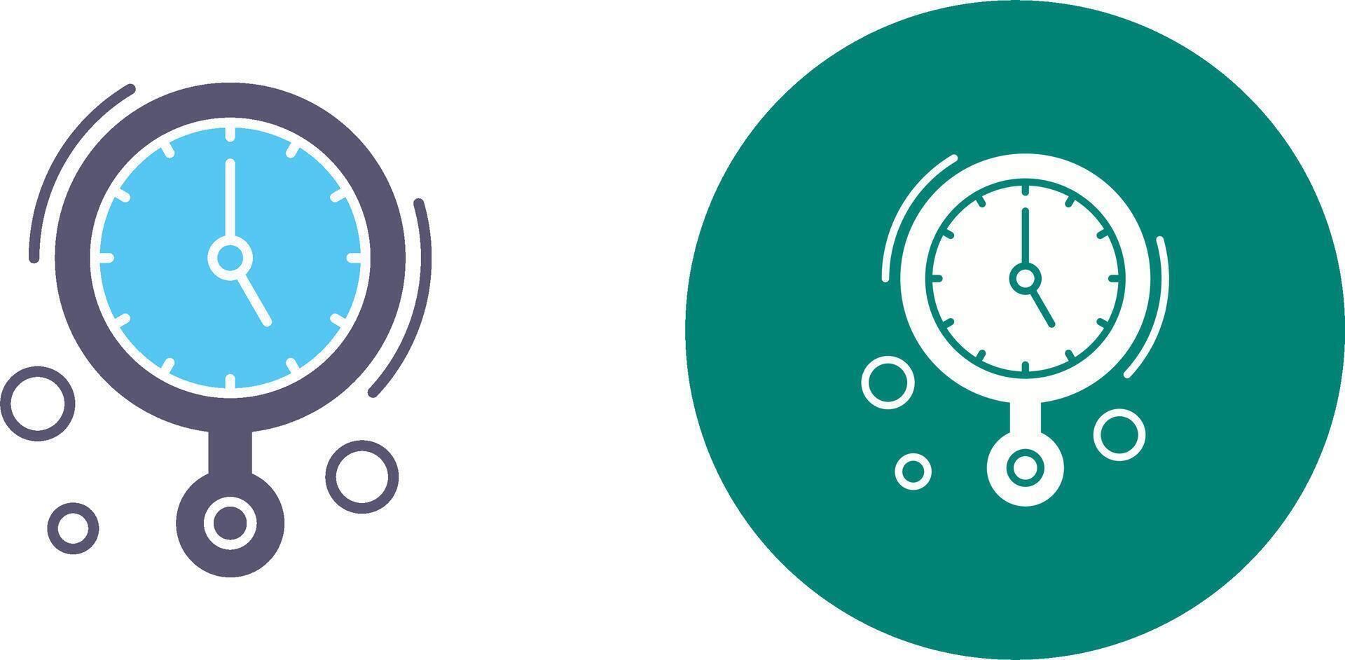 Wall Clock Icon Design vector