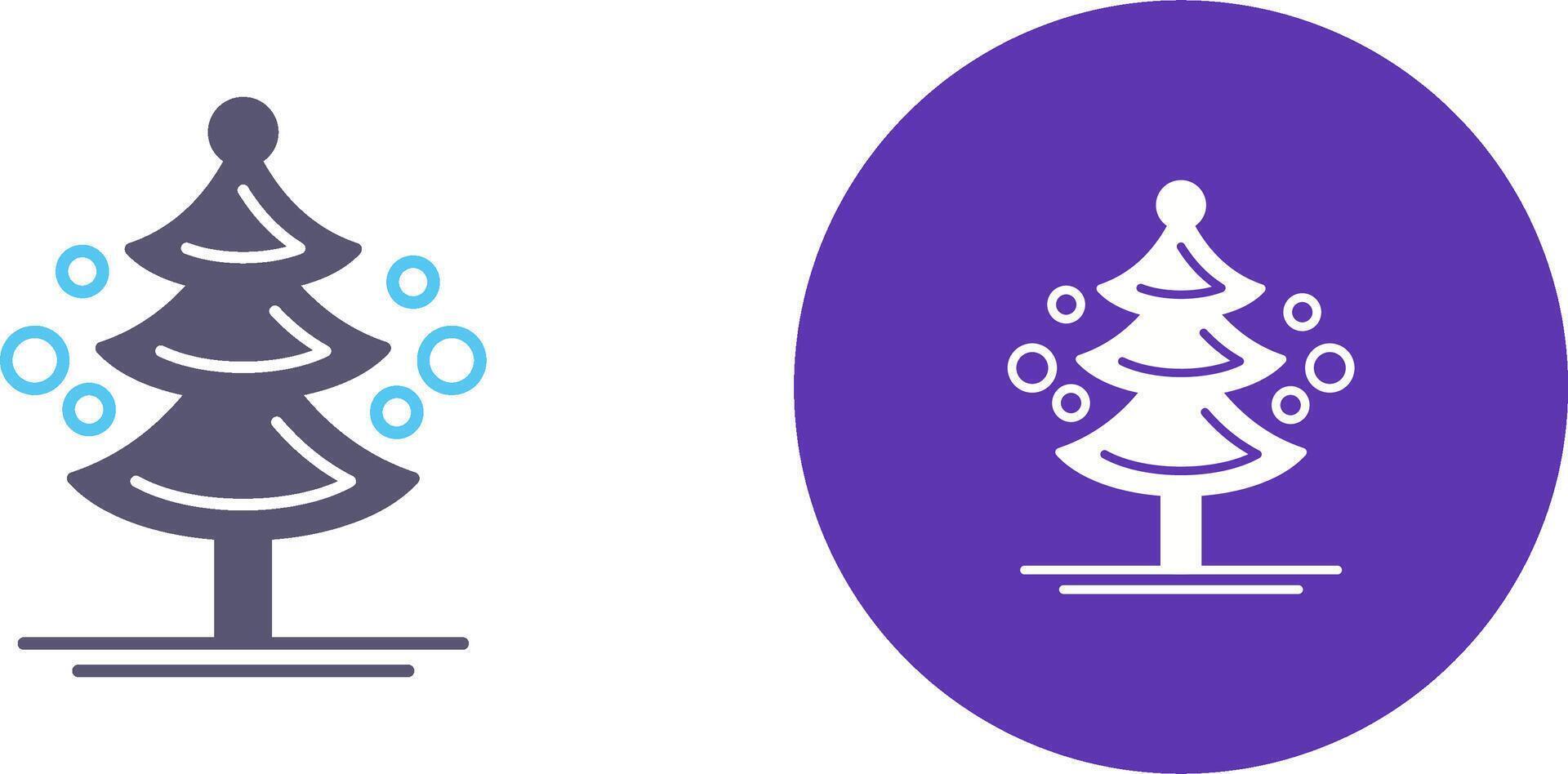 Pine Tree Icon Design vector