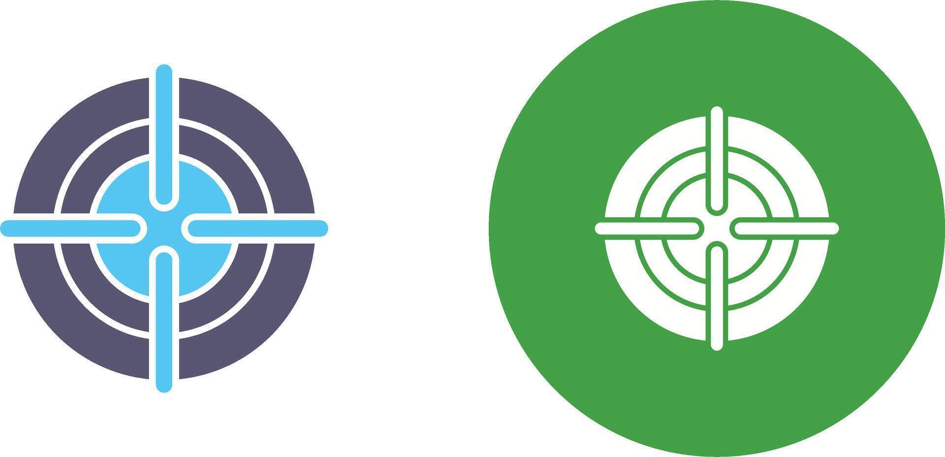 Target Icon Design vector
