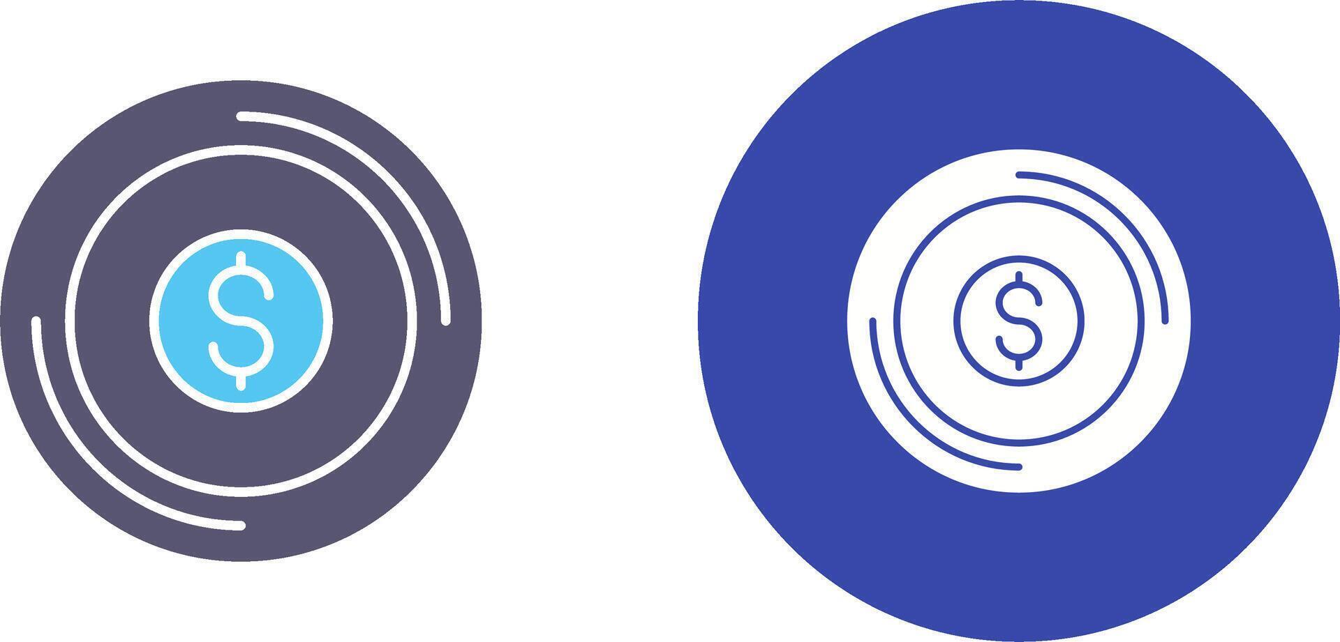 Coin Icon Design vector
