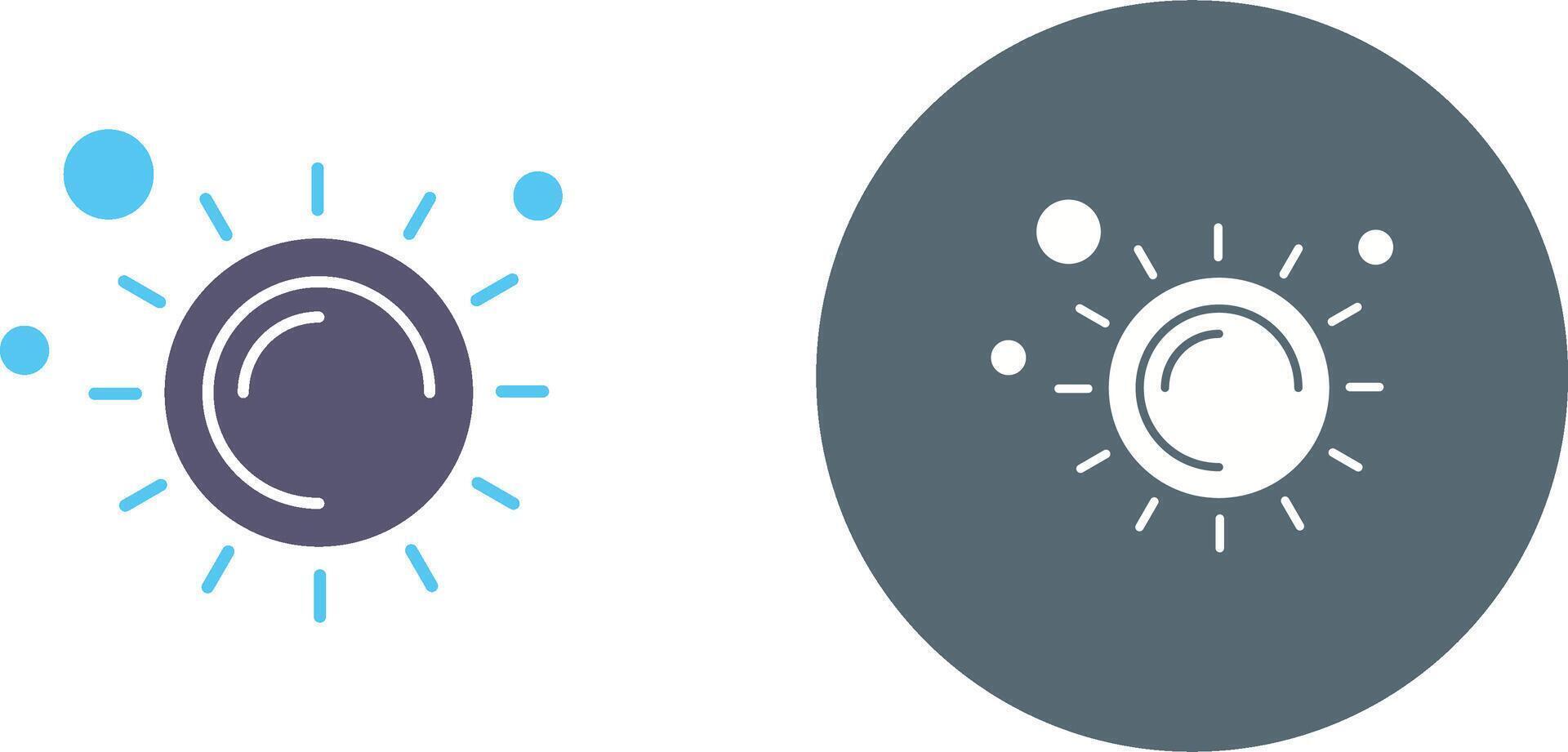 Sun Icon Design vector